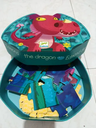 Puzzle Djeco Dragón 24 piezas +3 años