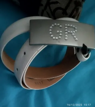 Cinturón GR Hebilla Plateada