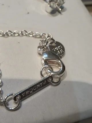 Conjunto Pandora Corazón Plata
