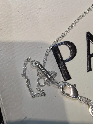 Conjunto Pandora Corazón Plata