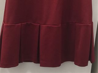 Vestido granate XL con cremallera