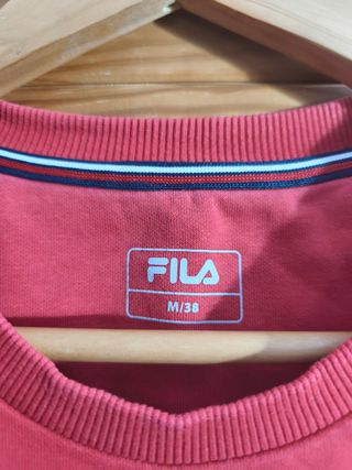 Sudadera Fila Color Rojo, Blanco y Azul Talla M.
