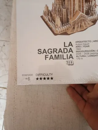 Puzzle 3D La Sagrada Familia