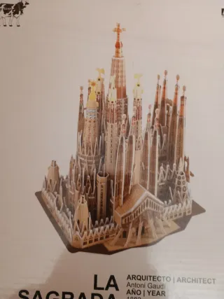 Puzzle 3D La Sagrada Familia