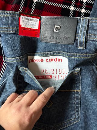 Pantalones Pierre Cardin Hombre Azul