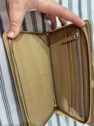 Portafoglio Michael Kors Marrone e Oro