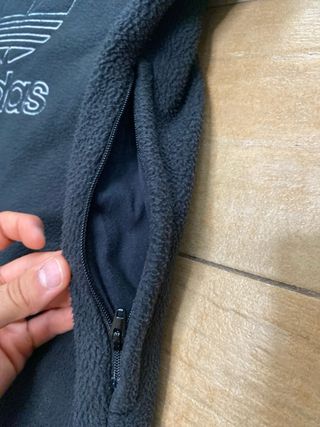 Forro polar Adidas Originals vintage negro