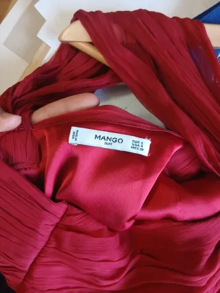 Vestido largo de fiesta rojo