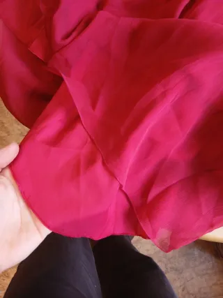 Vestido largo de fiesta rojo