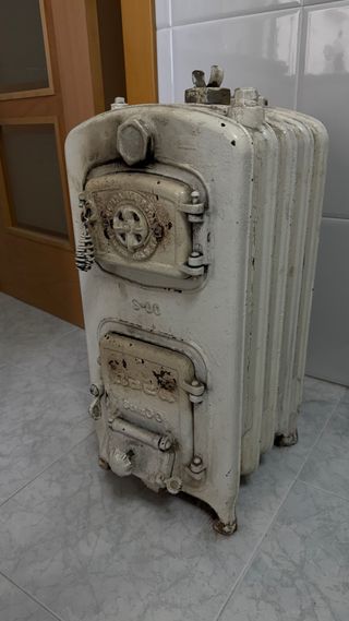 Caldera Carbón Roca Serie 00 Hierro Fundido