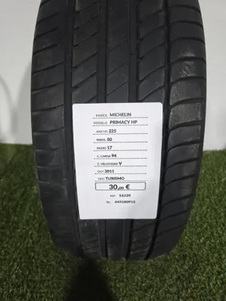 225 50 17 94V MICHELIN PRIMACY HP