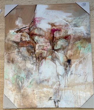 Óleo abstracto de Clara Elipe