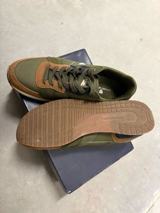 Zapatillas Álvaro Moreno Hombre Marrón/Verde