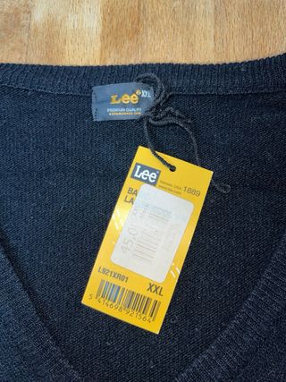 Maglione Lee V-neck Lana Nero