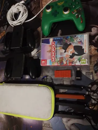 Accesorios Nintendo Switch: Mando, Juego Monopoly