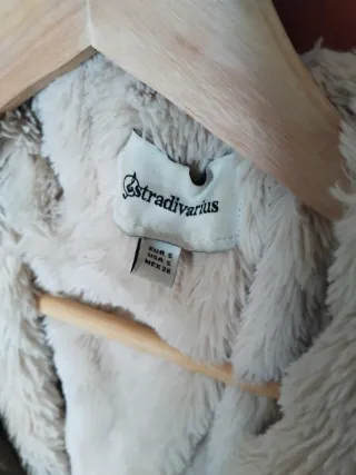 Cazadora abrigo verde forrada