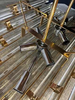 Lámpara Techo Cristal Murano Vintage Años 60