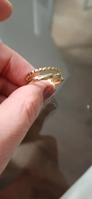 Anillos Dorados Ajustables