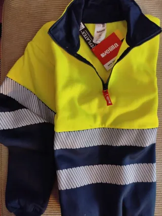 Jersey polar Velilla amarillo y azul Talla M