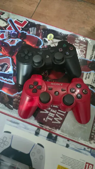 Mando DualShock PS3 Sony Negro y Rojo
