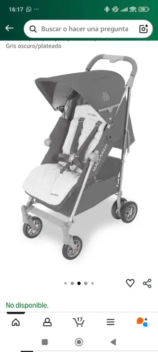 Silla de paseo Maclaren techno xlr