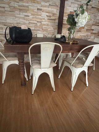 Set 6 Sillas Hierro Vintage