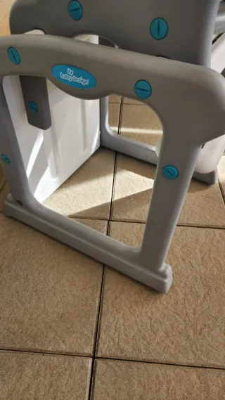 Trona convertible Baby Design gris