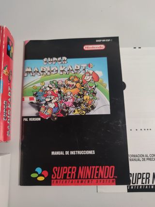 Super Mario Kart Super Nintendo SNES