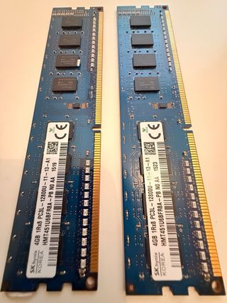 Memoria RAM DDR3L 4GB 1600MHz PC3L-12800