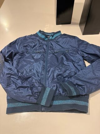 Cazadora casual azul