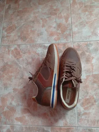 Zapatillas Mustang Marrones Hombre