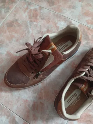 Zapatillas Mustang Marrones Hombre