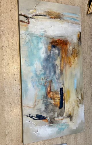 Óleo abstracto Clara Elipe
