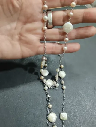 Collar Perlas Cultivadas Plata