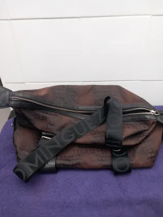 Bolso Adolfo Dominguez Negro y Marrón