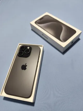 iPhone 15 Pro, Black Titanium, 128GB