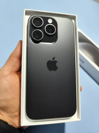 iPhone 15 Pro, Black Titanium, 128GB