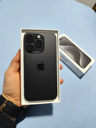 iPhone 15 Pro, Black Titanium, 128GB