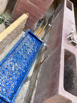 Pila doble de granito