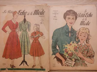 Lote de revistas antiguas de moda