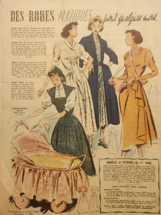 Lote de revistas antiguas de moda