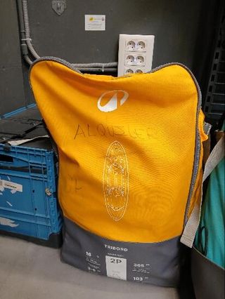 Kayak Hinchable Tribord 100+ Amarillo 2 Plazas