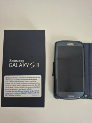 Samsung Galaxy S3 Negro/Azul Marino