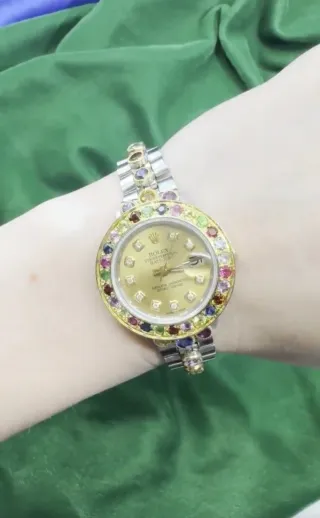 Rolex Oyster Perpetual Date Just Donna ss 26 mm