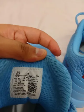 Zapatos Jordan Azules