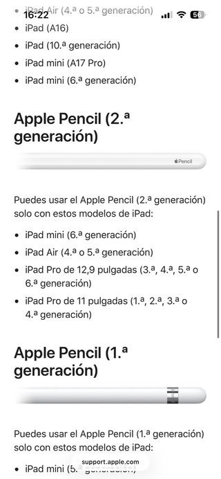 Apple Pencil 2ª Gen Factura y garantía