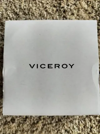 Pulsera Viceroy Hombre Negra y Plateada