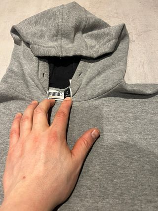 Felpa Puma uomo grigia taglia L