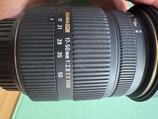 Objetivo Sigma 17-50mm f/2.8 Canon