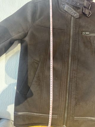 Cazadora de hombre marrón